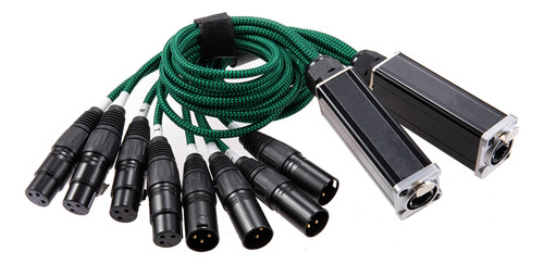 1 Par Xlr/dmx De 4 Canales Y 3 Pines A Ethercon Rj45 Etherne