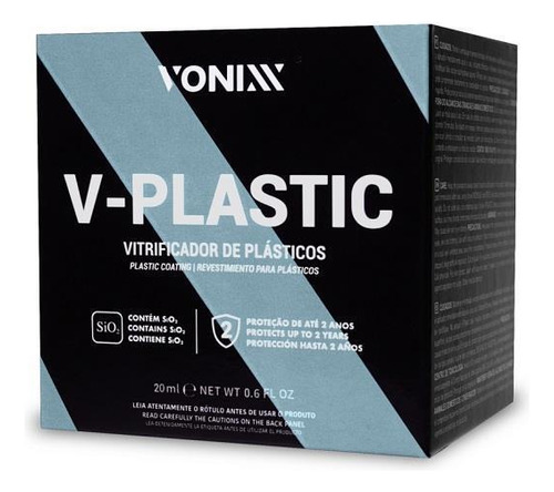 Vitrificador De Revestimento Plastico V-plastic 20ml Vonixx