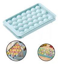 Comprar Cubetera Hielos Esferas Plástica Tapa Apilable