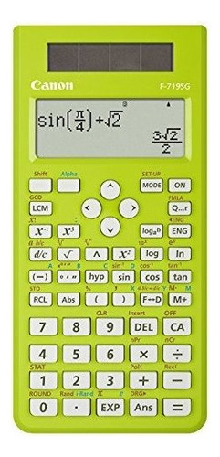 Calculadora Canon F-719sg Cientifica 4178b001 Color Verde Lima
