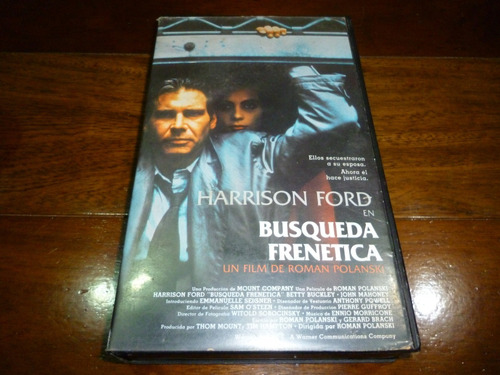 Vhs - Búsqueda Frenética - Roman Polansky - Harrison Ford