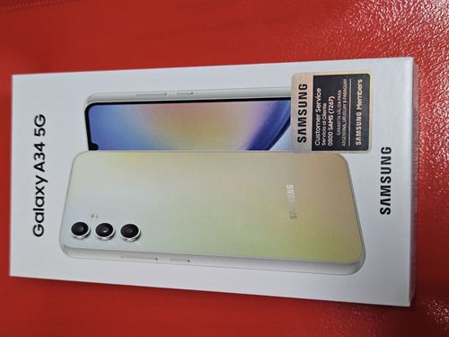 Celular Samsung A34, 128/6 Gb, Sin Uso, De Fabrica.