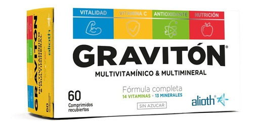 Graviton Multivitamínico Multimineral X 60 Comprimidos