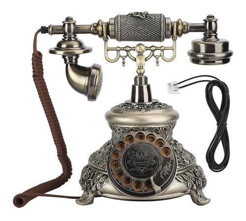 Ms-5700d Vintagetelphone, Dial Giratorio Antiguo Rotación