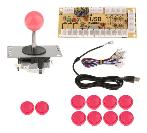 Cero Retardo Usb Encoder Board Pc Joystick Diy Kits Para