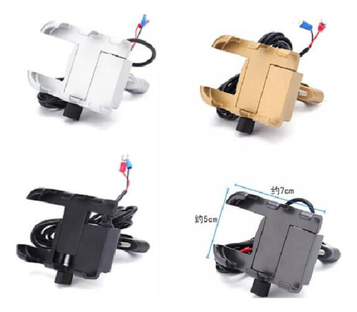 Y1m Soporte De Aluminio Para Teléfono Móvil Moto Con