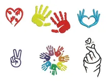 Comprar Diseño Matrices Para Maquinas Bordadoras Manos De Colores 
