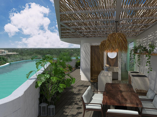 Imagen 5 de 10 de Departamento En Venta En Tulum - Akua