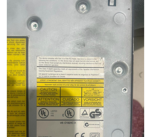 Switch Router Cisco Ws-c1924-a Catalyst 1900 Serie 24 Puerto (Usado)