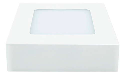 Lámpara Led Cuadrada Para Sobreponer 6 W, Luz Cálida