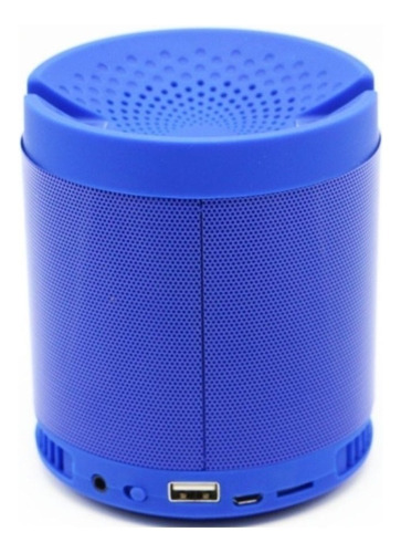 Alto-falante H'maston Q3 portátil com bluetooth azul 