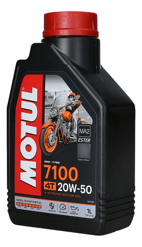 Aceite 7100 Motul 4t 20w50 Sintetico