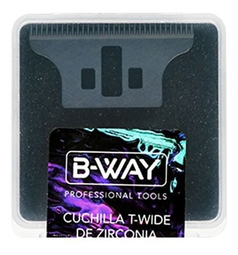 B-way Cuchilla Ceramica Zirconia T-wide Wahl Detailer Negra Color Negro