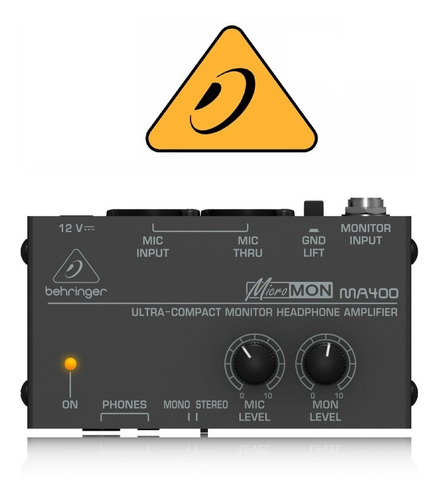 Amplificador De Audífonos De Monitoreo Behringer Ma400