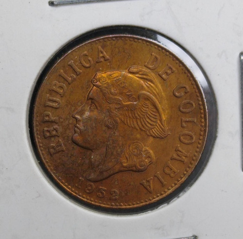 Set 2 Monedas Centavos Colombia I 1957 Ii 1952 (c)