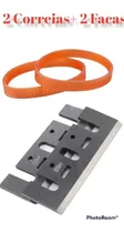 Comprar 2 Facas Plaina + 2 Correias P\u002F Plaina Comp. Makita 1900-b 