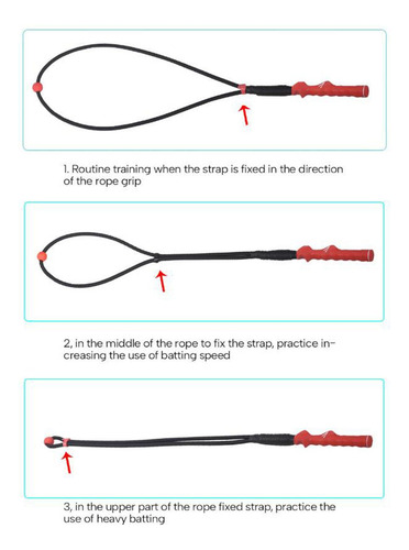 Cuerda De Entrenamiento De Swing De Golf Negro