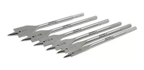 Juego De 6 Brocas De Acero, Mxgas-001, 3/8 A 1 , Recto, Met