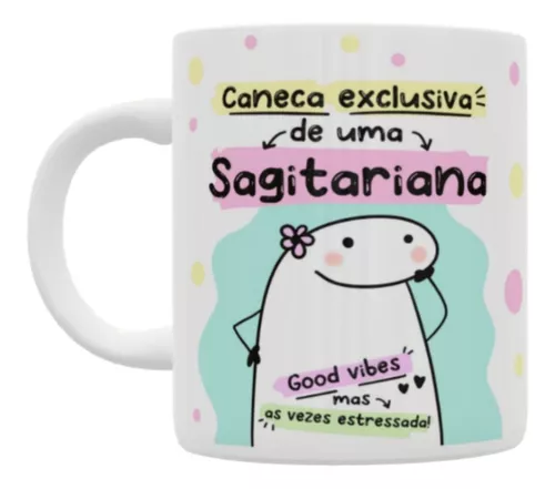 Caneca De Signos Flork Meme Palito Presente Envio Imediato - R$ 35,97