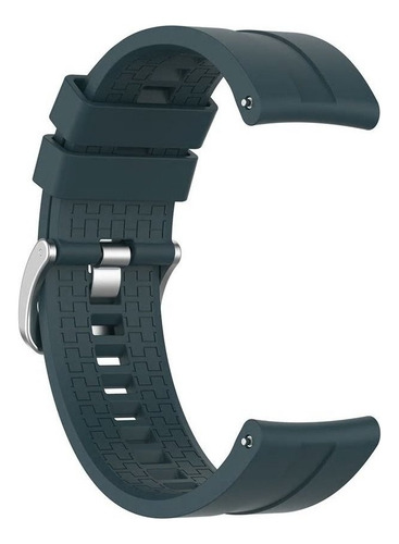 Correa Gt Reforzada Para Smartwatch Foxbox Sport I29 Verde Oscuro 2.2 Cm