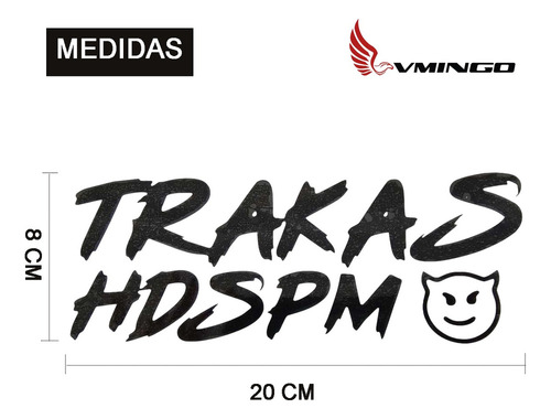 N Calcomanía Trakas Hdspm Sticker Universal Auto