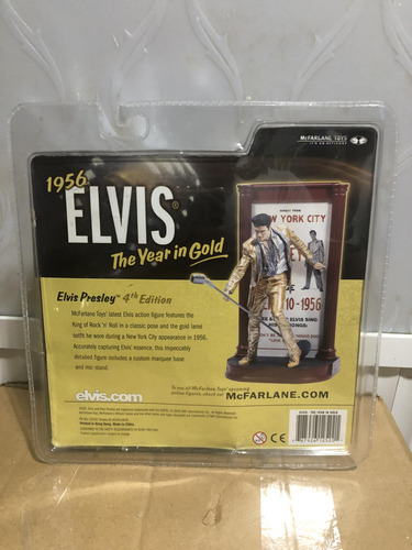 Figura Elvis The Year I'm Gold Mcfarlane (detalle) (Usado)