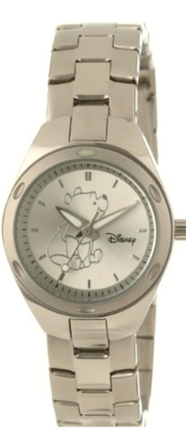 Disney Winnie Pooh, Watch Womens, Silver, Unitalla