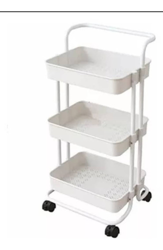 Carrito Organizador De Verduras Frutas 3 Niveles Con Rueda