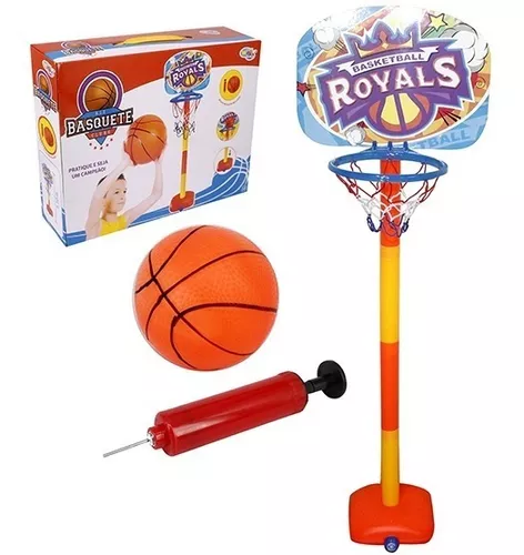 Basquete Radical Altura Regulável 117-202cm, DM Toys