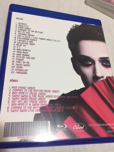 Bluray Katy Perry - Witness Tour - Rock In Rio Lisboa 2018