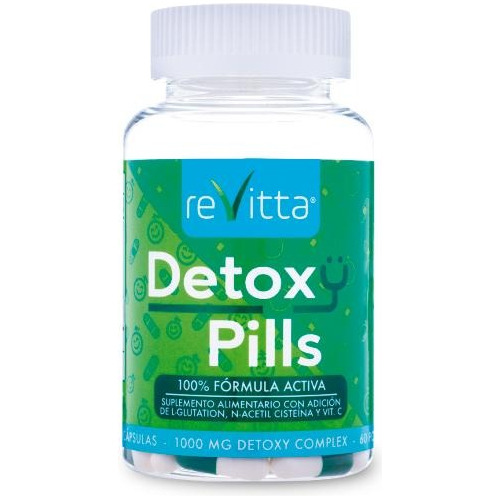 Detoxy Pills 120 Cápsulas Revitta Complejo Detox