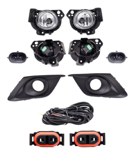 Set Faros Niebla C/rejilla Generica Mazda 3 14 Al 16