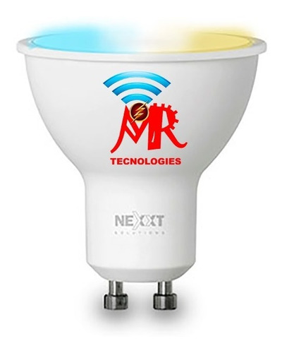 Bombilla Led Dicroico Inteligente Wi-fi 220v Gu10  Nexxt 