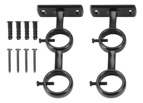 Soporte Para Barra De Cortina, 2 Soportes Para Barras De Cor