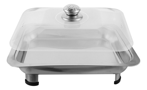 Sartén Para Asar Pescado Con Tapa De Acero Inoxidable,