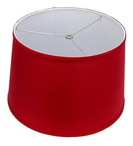 Pantalla Para Lámpara D Mesa De Noche 38cm Rojo