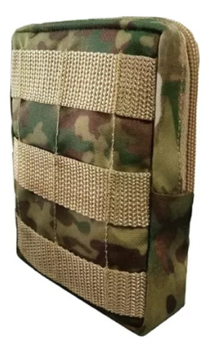 Bolsa Pequena Tática Para Colete Modular J.a Rio Militar Cor Multicam