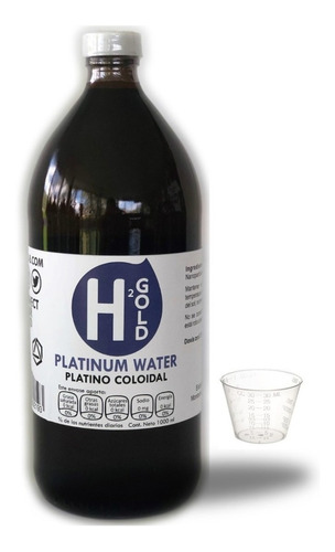 Platino Coloidal 20 Ppm 1 Litro Certificado