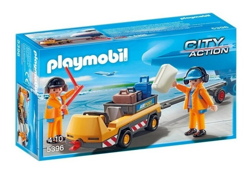 Playmobil City Action 5396 - Vehiculo De Maletas - Pr