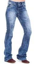 Comprar Calça Country Feminina Zenz Western Jeans Indigo