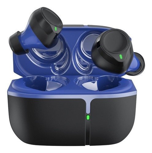 Audífonos Intraurales Inalámbricos Bluetooth 1036s Color Azul