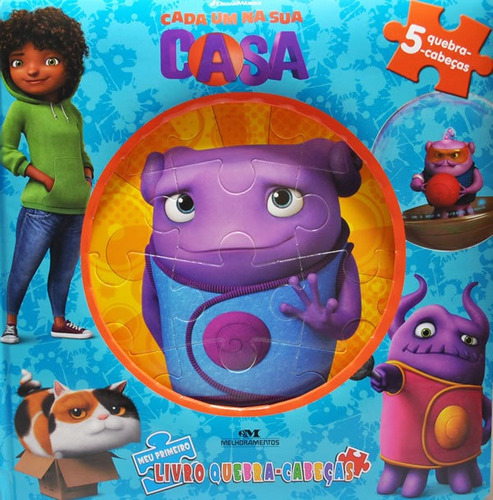 Cada Um Na Sua Casa: Meu Primeiro Livro Quebra-cabeças: Cada Um Na Sua Casa: Meu Primeiro Livro Quebra-cabeças, De Dreamworks. Editora Melhoramentos, Capa Mole, Edição 1 Em Português