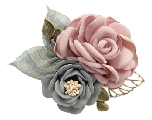 .. Broche De Flores, Pin De Flores Artificiales, Insignia ,