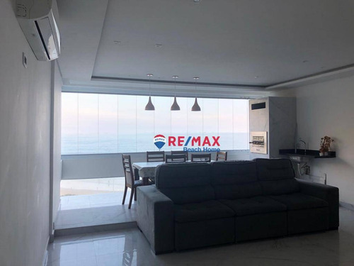 Imagem 2 de 19 de Frente Total Ao Mar Nas Pitangueiras Com Varanda Gourmet, 04 Dormitórios E 01 Vaga De Garagem - Ap3115