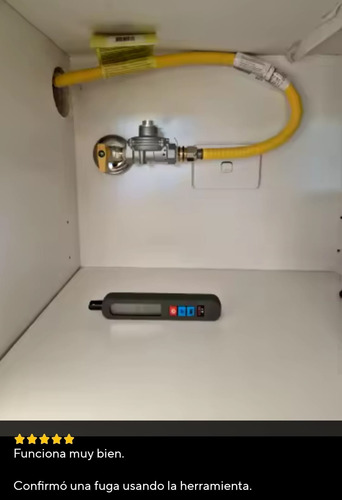 Detector De Fugas De Gas Natural Recargable Con Alarma