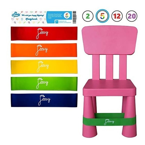 Feety Vendas De La Silla Para Niños - (paquete De 5) Tdah Hi