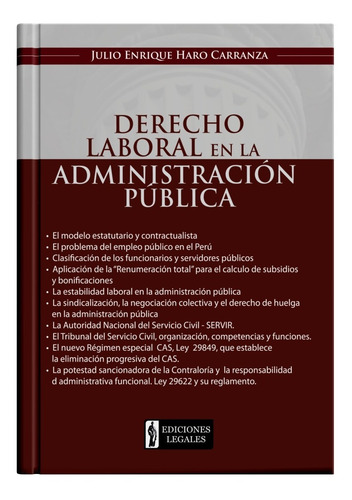 Imagen 1 de 1 de Derecho Laboral En La Administración Pública