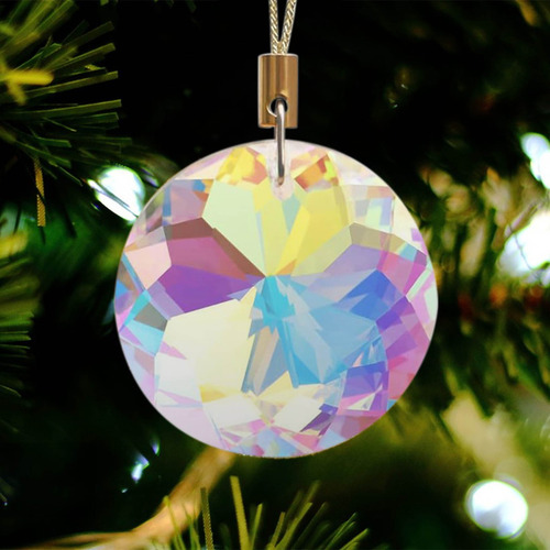 Adornos Navideños De Cristal M, 12 Unidades, Decoración Para