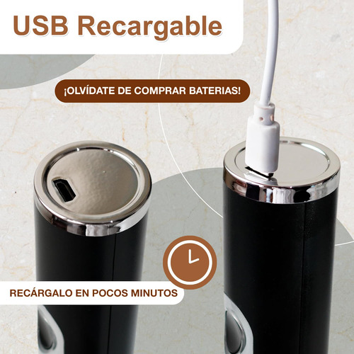 Agitador De Leche Recargable, 6 En 1 Agitador De Leche Con