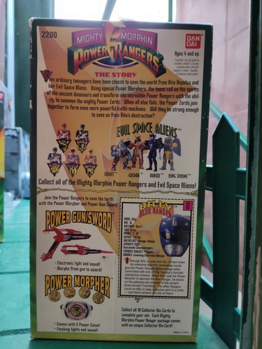 Imagen 2 de 2 de Power Rangers Billy Azul En Caja Cerrada 1993 Bandai